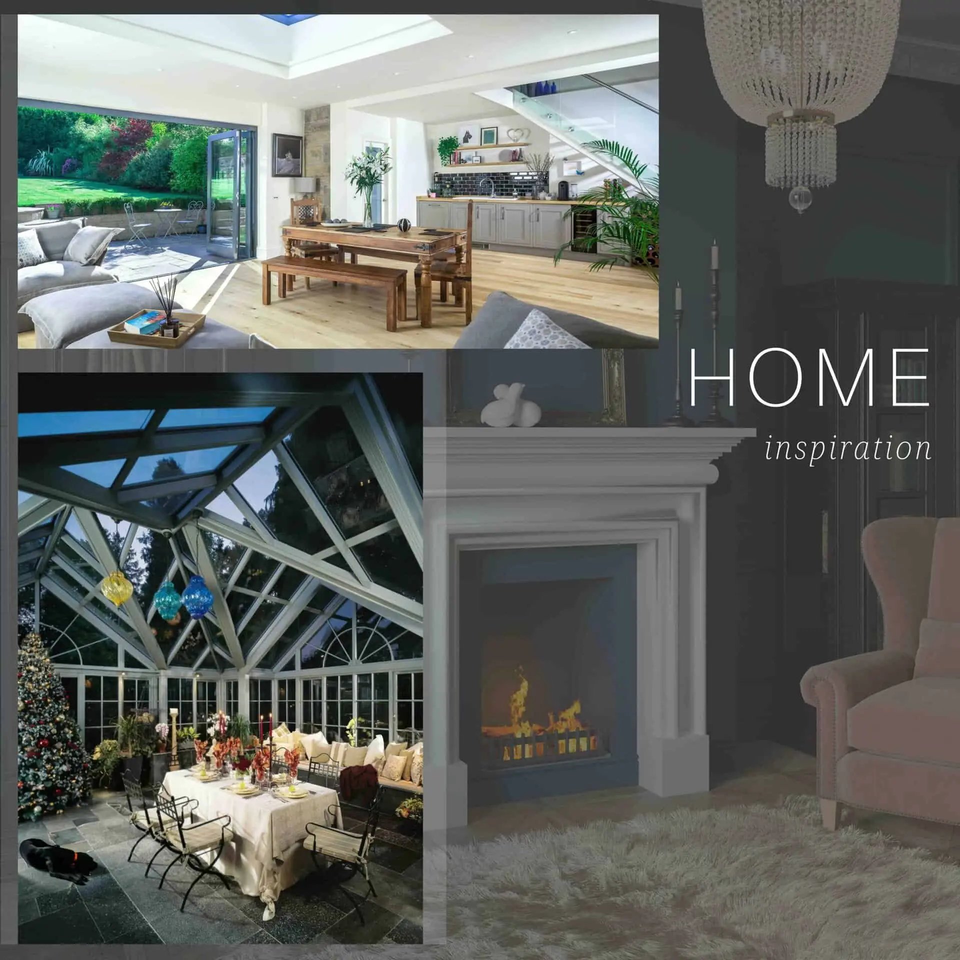 Home inspiration: a collage of Mozolowski & Murray interiors