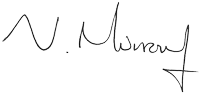 Virginia Murray’s signature